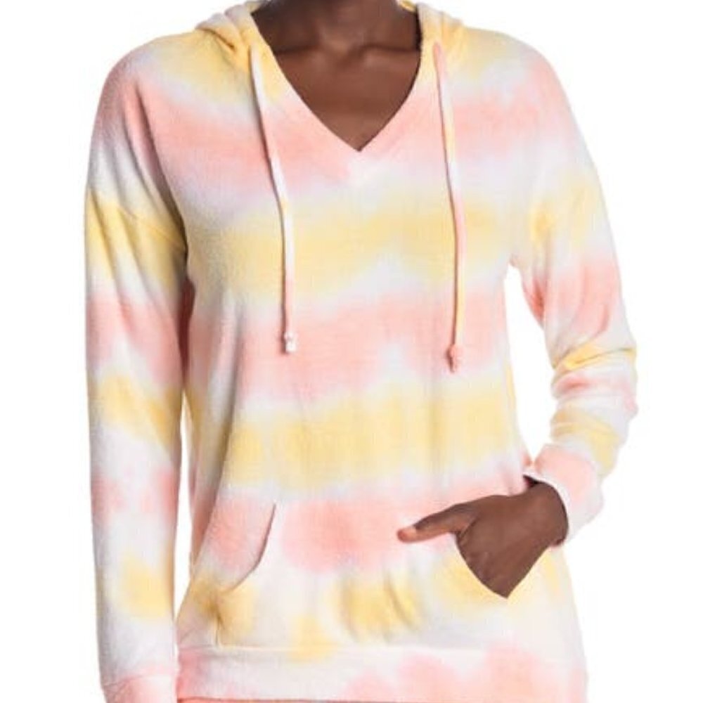 Theo & Spence Tie Dye Pullover Hoodie Sz S NWT